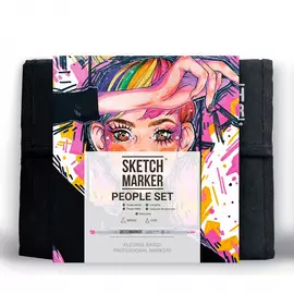 Набор маркеров Sketchmarker People 36 шт