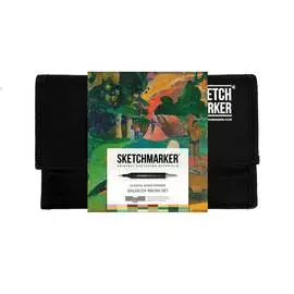 Набор маркеров SKETCHMARKER &amp; Pushkinskiy Brush Гоген 24 шт