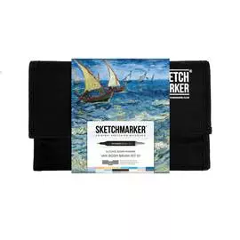 Набор маркеров SKETCHMARKER & Pushkinskiy Brush Ван Гог 24 шт