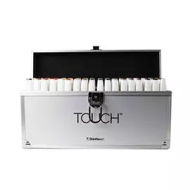 Набор маркеров TOUCH BRUSH Limited Edition 72 цв. в металлическом кейсе