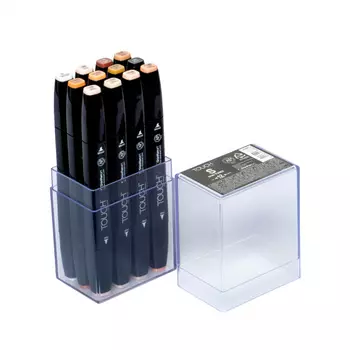 Набор маркеров Touch Twin "Skin Tones" A 12 цв, телесные тона