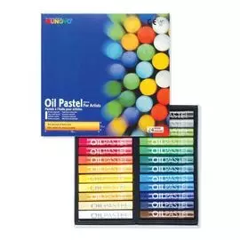 Набор масляной художественной пастели Mungyo 24 цв, круглая