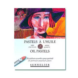 Набор масляной пастели Sennelier "A L HUILE" 24 цв, портрет