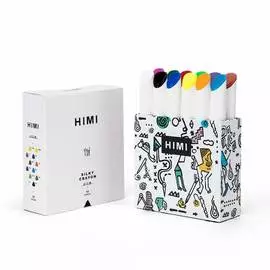 Набор мелков HIMI Silky Crayon 12 цв