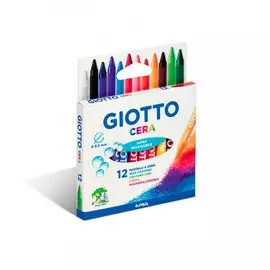 Набор мелков восковых Fila Giotto "Cera" 12 шт, в картонной коробке