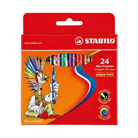 Набор мелков восковых Stabilo 24 цв