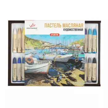 Набор пастели масляная VISTA-ARTISTA Limited edition 36 цв, деревянная упаковка