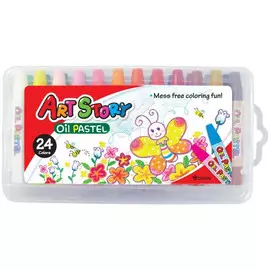 Набор пастели масляной Crown "Art Story" 24 цв
