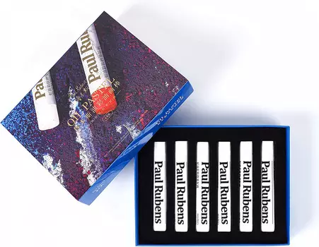 Набор пастели масляной Paul Rubens 6 шт "Белая" круглая, 70*12 мм, в к/кор