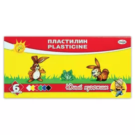 Набор пластилина Гамма "Юный Художник" 6 цв