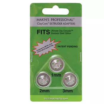 Набор резцов для полимерной глины Makins 3 шт Колокольчик