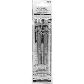 Набор ручек капиллярных Copic "Calligraphy" 2 шт, цвет черный