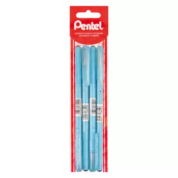 Набор ручек шариковые Pentel "Antibacterial" 4 шт, цвет чернил: ассорти