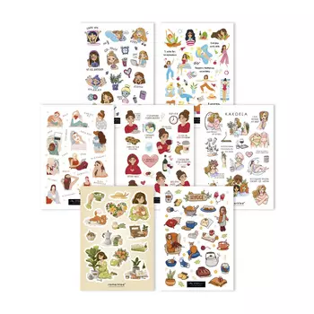 Набор стикеров Remarklee "Девушки"