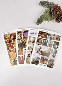 Набор стикеров Remarklee "Новогодние каникулы"