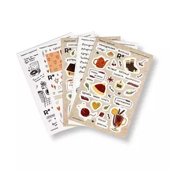 Набор стикеров Remarklee "Рисованные недели"