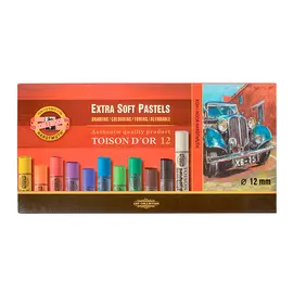 Набор сухой пастели, экстра Koh-I-Noor "Toison Dor" 12 цв