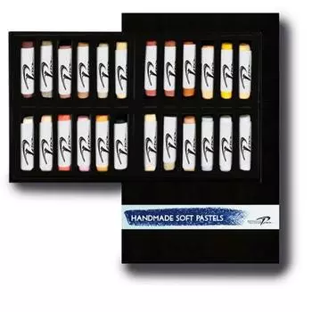 Набор сухой пастели "Черная речка" Портрет, ручной работы 24 цв в карт. кор