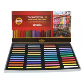 Набор сухой пастели Koh-I-Noor "Toison Dor" 48 цв, прямоугольная