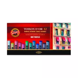 Набор сухой пастели, мягкой Koh-I-Noor "Toison Dor" 12 цв