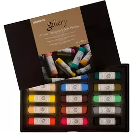 Набор сухой пастели Mungyo "Handmade soft pastel" 15 цв мягкая, круглая