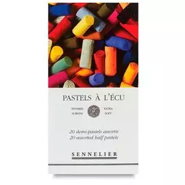 Набор сухой пастели Sennelier "A LECU" 20 цв 1/2, в картонной коробке