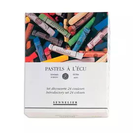 Набор сухой пастели Sennelier "A LECU" 24 цв ассорти, в картонной коробке