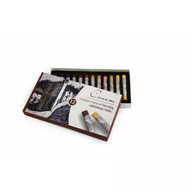 Набор сухой пастели "Сонет" 12 цв Земляные тона