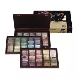 Набор сухой пастели Talens "Rembrandt" 225 цв, в деревянном ящике
