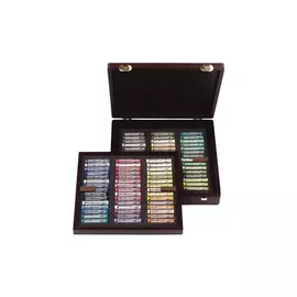 Набор сухой пастели Talens "Rembrandt" 90 цв, в деревянном ящике