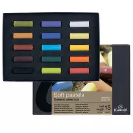 Набор сухой пастели Talens "Rembrandt" Основной 15 цв, в картонной коробке