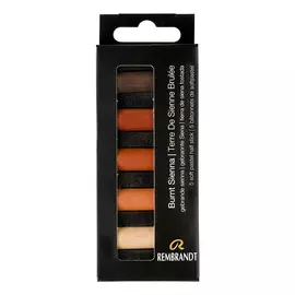 Набор сухой пастели Talens "Rembrandt" Сиена жженая 5 цв, в картонной коробке