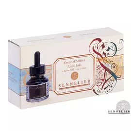 Набор туши художественной Sennelier 4 штх30 мл в картонной коробке