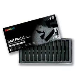 Набор угля проф-ного Mungyo 12 шт мягкий