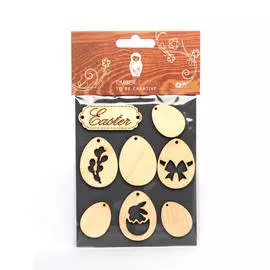 Набор заготовок для декорирования "Easter 6" фанера 10х14 см