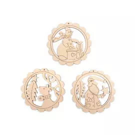 Набор заготовок для декорирования "Елочные игрушки"