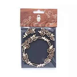 Набор заготовок для декорирования "Flowers 1" фанера 10х14 см