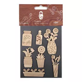 Набор заготовок для декорирования "Home 6" фанера 10х14 см