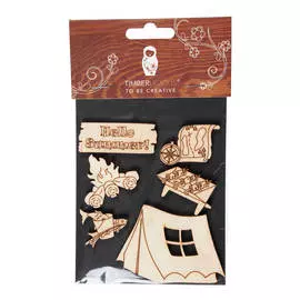 Набор заготовок для декорирования "Summer 1" фанера 10х14 см