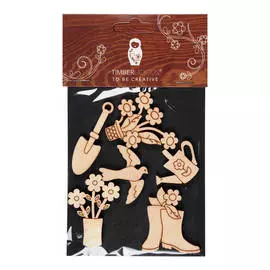 Набор заготовок для декорирования "Весенние радости" 3х5,5х2 см