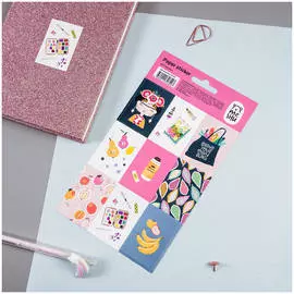 Наклейки бумажные MESHU "Art dream", 12*21см, 9 наклеек