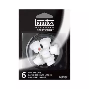 Насадка-кэп Liquitex "Spray" Толстая 6 шт, в блистере