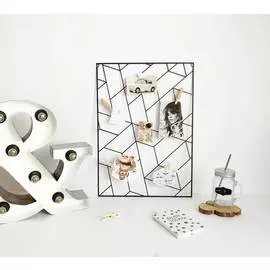 Настольный органайзер Мудборд Размер 53х39 см, цвет черный