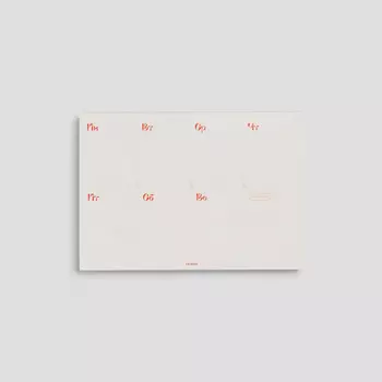 Настольный планировщик FALAFEL BOOKS А4 Heart buttons