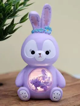 Ночник "Flower bunny", purple