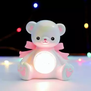 Ночник "Teddy bear", white