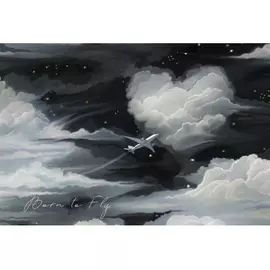 Открытка "Born to Fly"