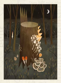 Открытка Дворникова А. "Пень"