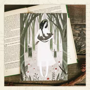 Открытка Дворникова А. "Волчонок"