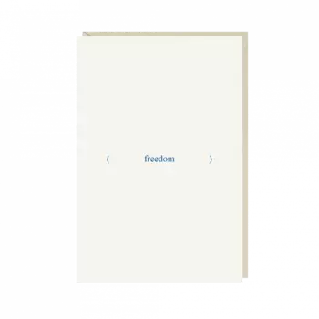 Открытка "freedom"